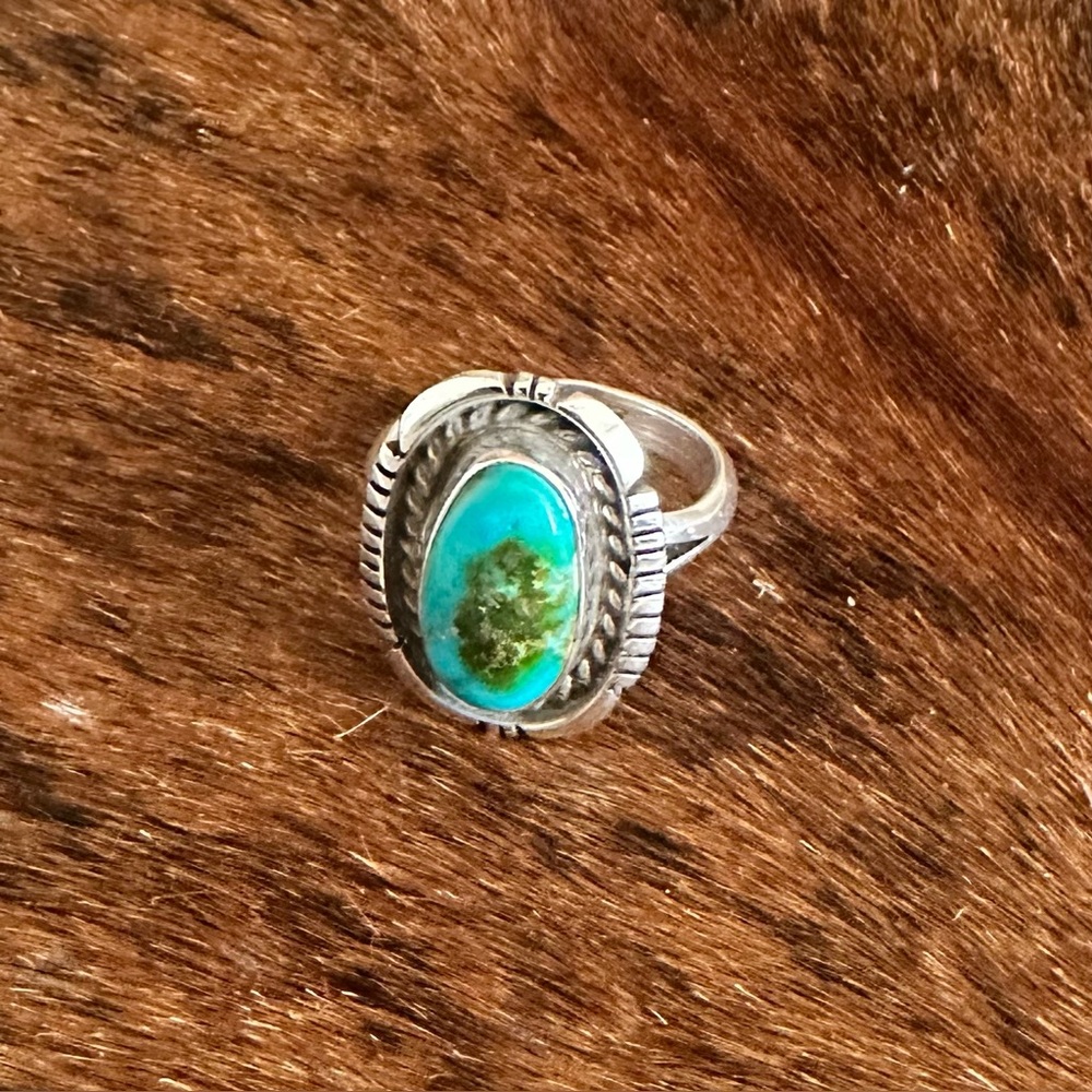 Sterling Silver and Turquoise Native Ring NWOT
